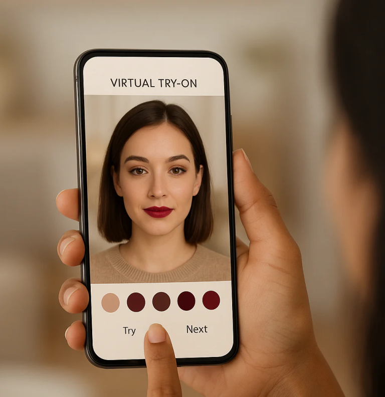 Virtual Try-ons: AI in Beauty