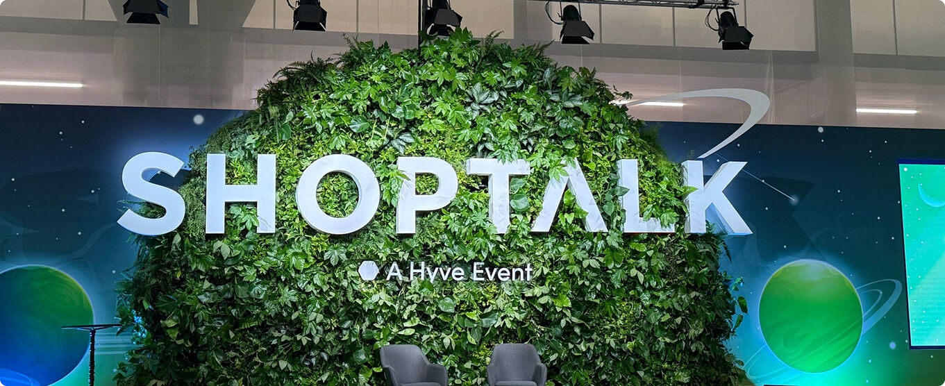 Velstar team members networking and showcasing eCommerce expertise at ShopTalk retail conference event