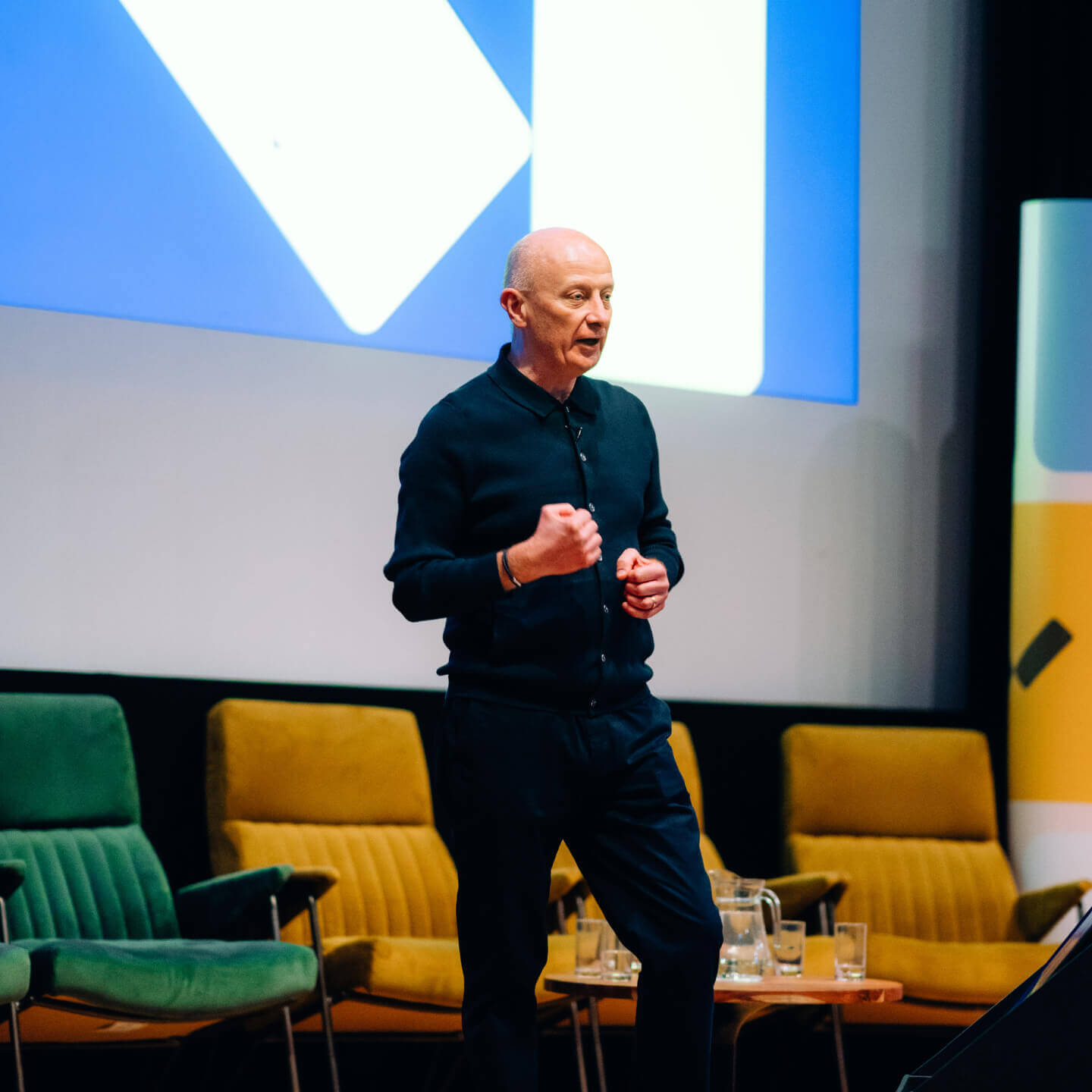 Velstar keynote speaker on stage